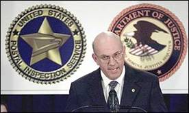 US Chief Postal Inspector Kenneth Weaver